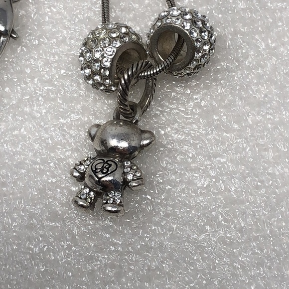 Brighton Bear Necklace And Two Crystal Pave Charms - Picture 9 of 12